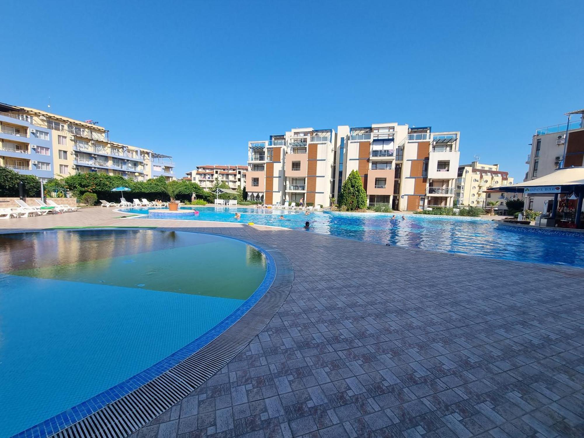 Studio Apartment With Balcony 300M From Beach Sunny Beach Esterno foto