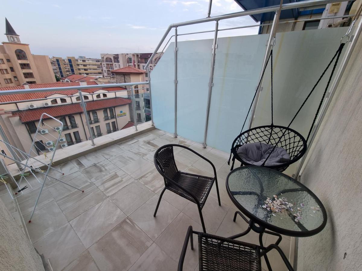 Studio Apartment With Balcony 300M From Beach Sunny Beach Esterno foto